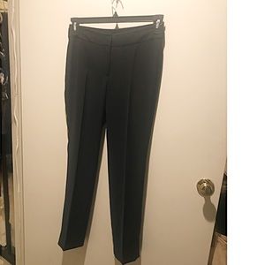 ARMANI COLLEZIONI NAVY STRAIGHT LEG PANTS